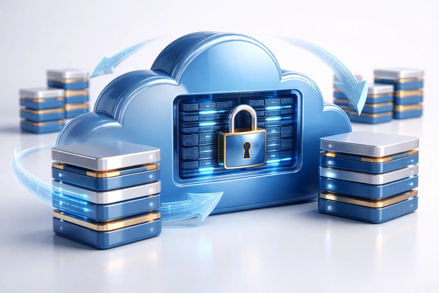 Cloud Storage, Backup & Recovery illustration